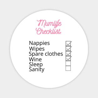 Mumlife Checklist Magnet